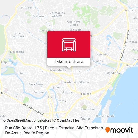 Rua São Bento, 175 | Escola Estadual São Francisco De Assis map