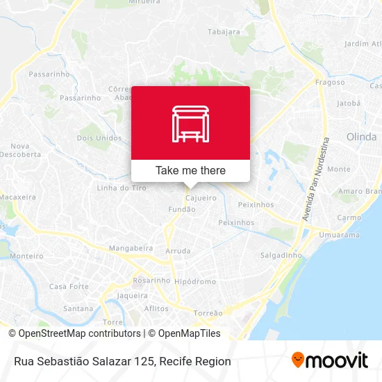 Rua Sebastião Salazar 125 map