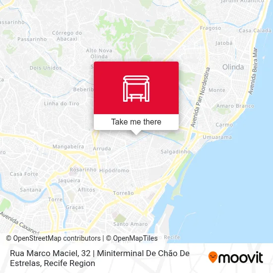 Rua Marco Maciel, 32 | Miniterminal  De Chão De Estrelas map