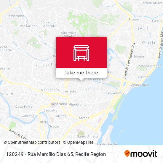 120249 - Rua Marcílio Dias 65 map