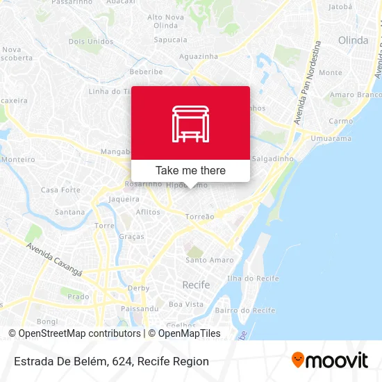 Estrada De Belém, 624 map