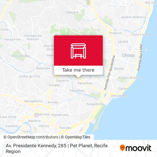 Av. Presidente Kennedy, 285 | Pet Planet map