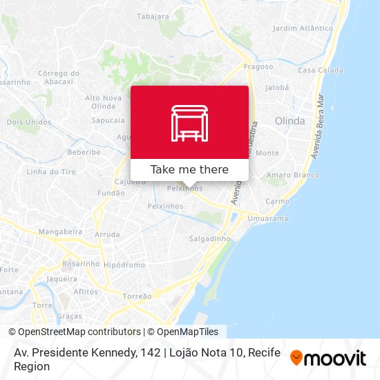 Av. Presidente Kennedy, 142 | Lojão Nota 10 map