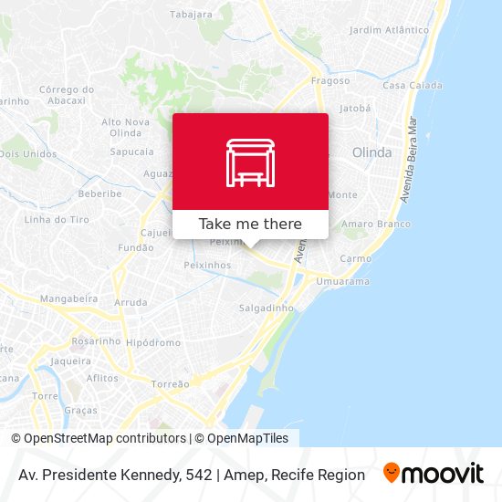 Mapa Av. Presidente Kennedy, 542 | Amep