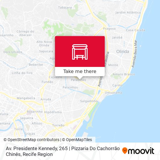 Av. Presidente Kennedy, 265 | Pizzaria Do Cachorrão Chinês map