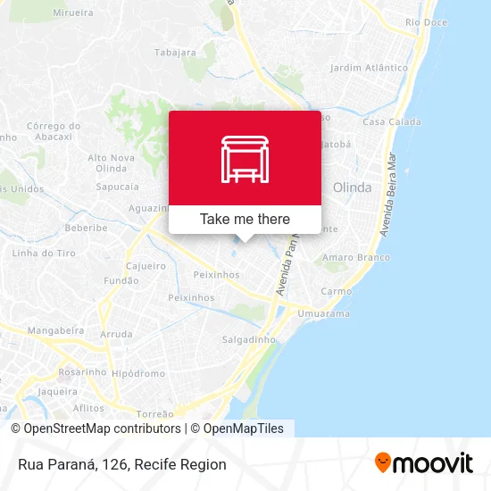 Rua Paraná, 126 map