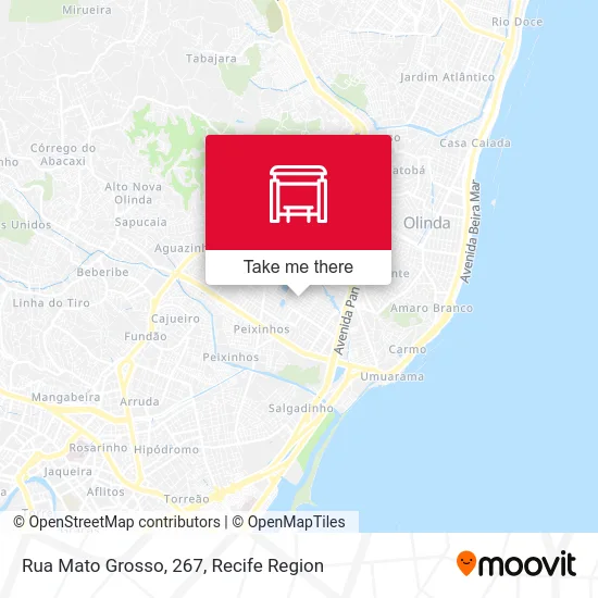 Rua Mato Grosso, 267 map