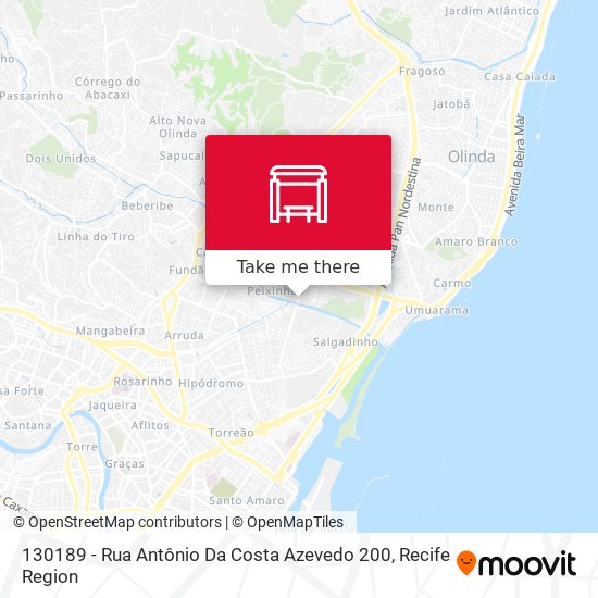 130189 - Rua Antônio Da Costa Azevedo 200 map