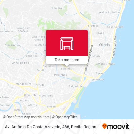 Av. Antônio Da Costa Azevedo, 466 map