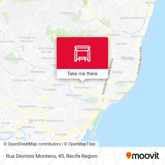Rua Dionisio Monteiro, 45 map