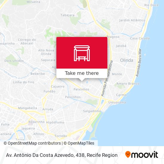 Mapa Av. Antônio Da Costa Azevedo, 438