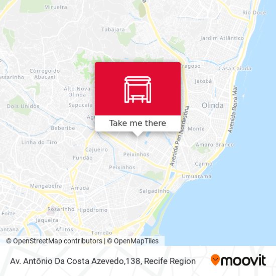 Mapa Av. Antônio Da Costa Azevedo,138