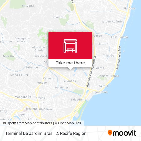 Terminal De Jardim Brasil 2 map