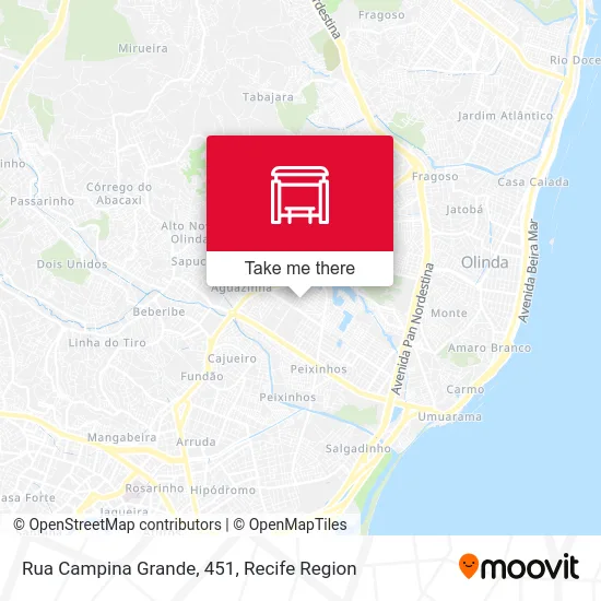 Rua Campina Grande, 451 map