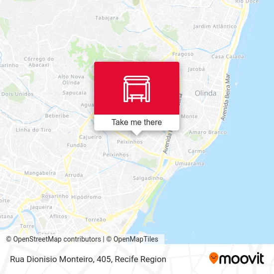 Rua Dionisio Monteiro, 405 map