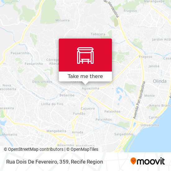 Rua Dois De Fevereiro, 359 map
