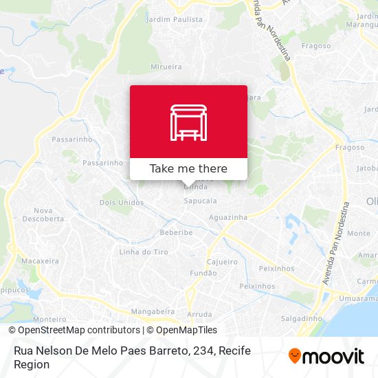 Rua Nelson De Melo Paes Barreto, 234 map