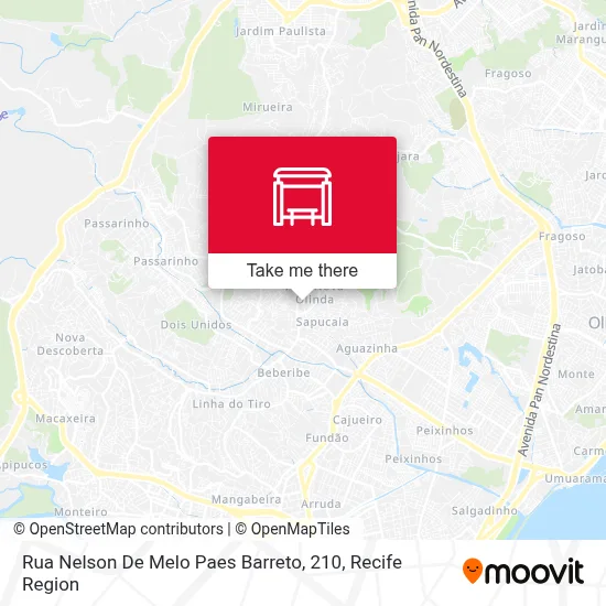 Rua Nelson De Melo Paes Barreto, 210 map