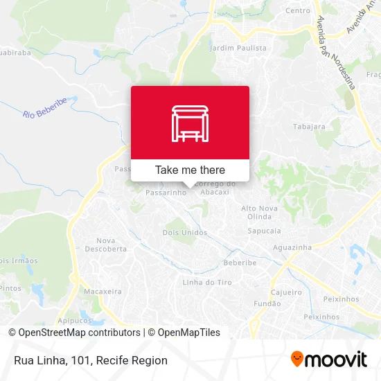 Rua Linha, 101 map