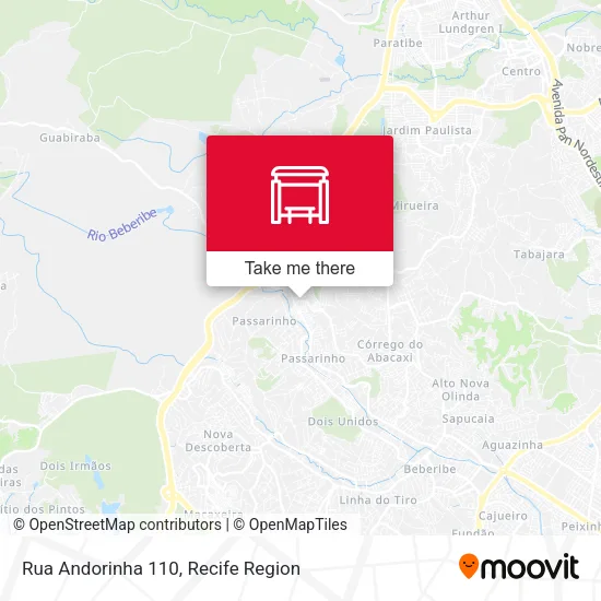 Rua Andorinha 110 map