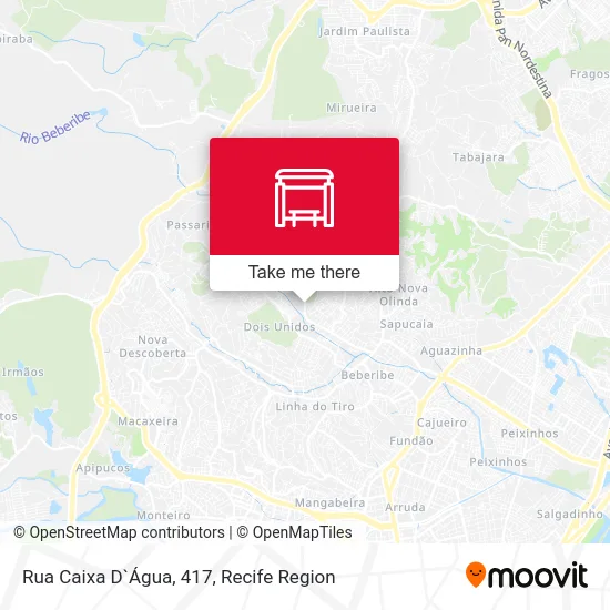 Rua Caixa D`Água, 417 map