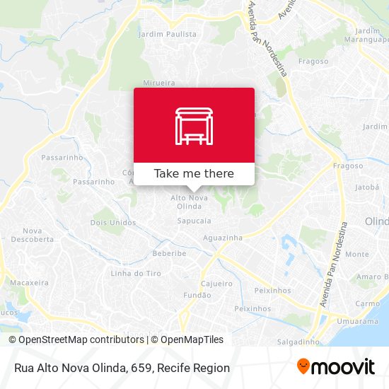 Rua Alto Nova Olinda, 659 map