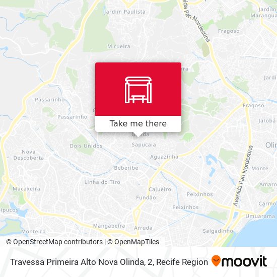 Travessa Primeira Alto Nova Olinda, 2 map