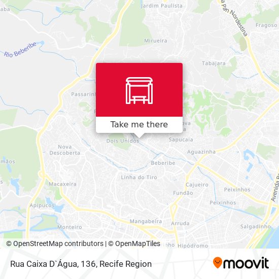 Rua Caixa D`Água, 136 map
