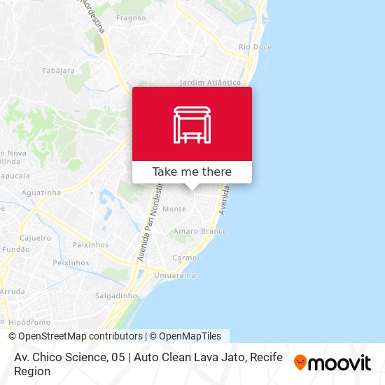 Av. Chico Science, 05 | Auto Clean Lava Jato map