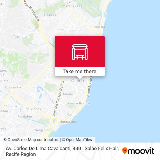 Av. Carlos De Lima Cavalcanti, 830 | Salão Félix Hair map