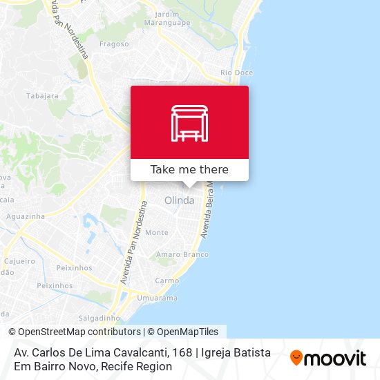 Av. Carlos De Lima Cavalcanti, 168 | Igreja Batista Em Bairro Novo map