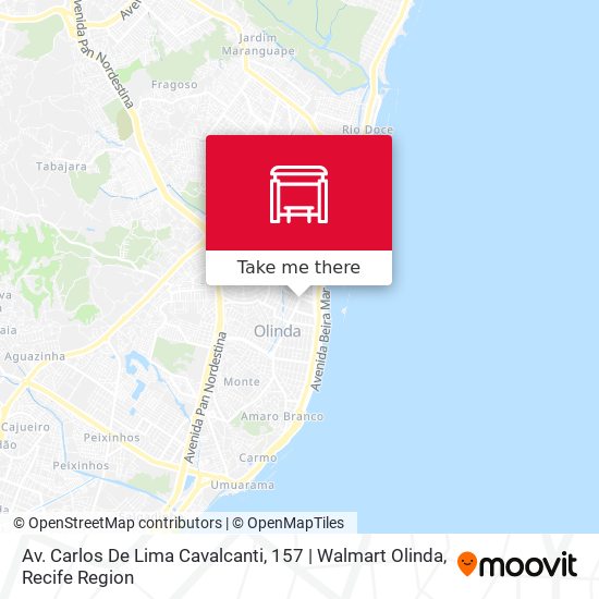 Av. Carlos De Lima Cavalcanti, 157 | Walmart Olinda map