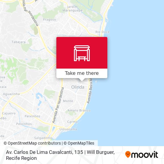 Av. Carlos De Lima Cavalcanti, 135 | Will Burguer map