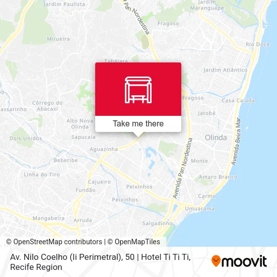 Av. Nilo Coelho (Ii Perimetral), 50 | Hotel Ti Ti Ti map