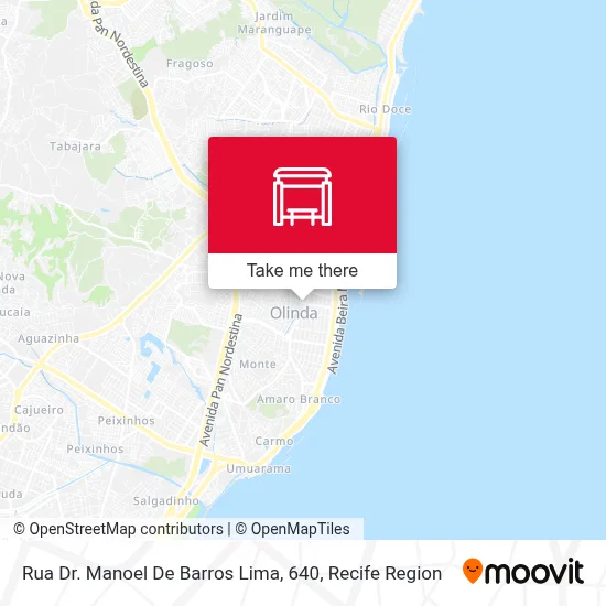 Rua Dr. Manoel De Barros Lima, 640 map