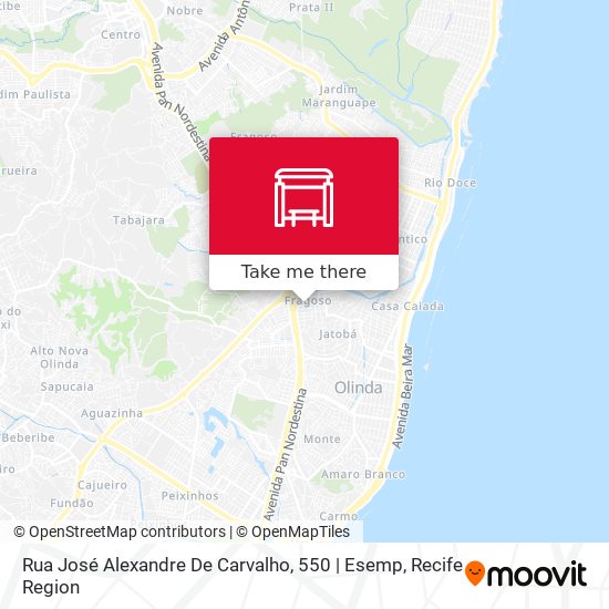Rua José Alexandre De Carvalho, 550 | Esemp map