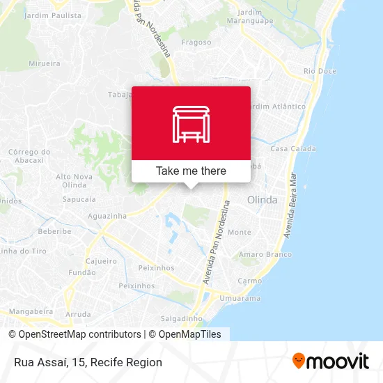 Rua Assaí, 15 map