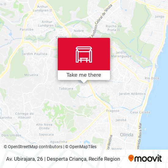 Av. Ubirajara, 26 | Desperta Criança map