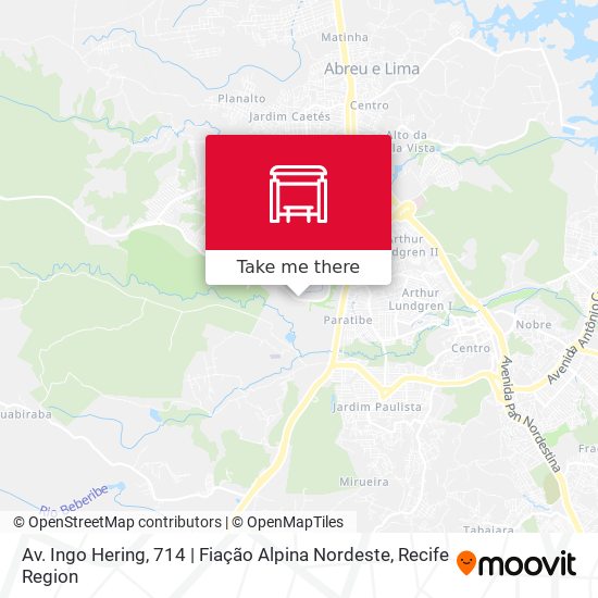 Av. Ingo Hering, 714 | Fiação Alpina Nordeste map