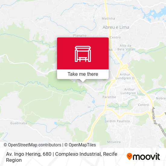 Av. Ingo Hering, 680 | Complexo Industrial map