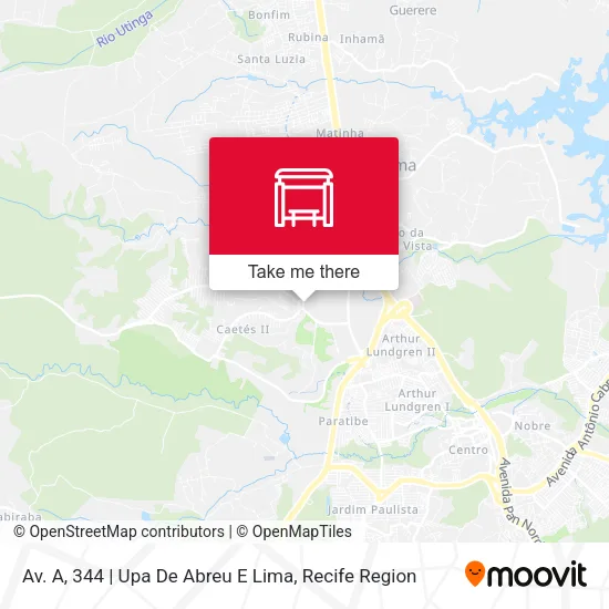 Av. A, 344 | Upa De Abreu E Lima map
