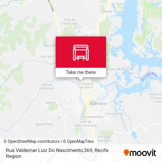 Rua Valdemar Luiz Do Nascimento,369 map