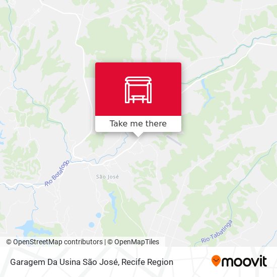Garagem Da Usina São José map