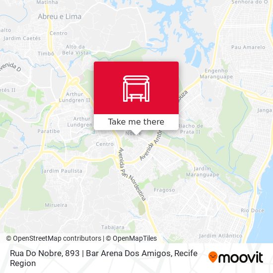 Rua Do Nobre, 893 | Bar Arena Dos Amigos map