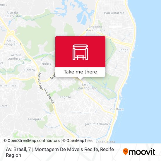 Av.  Brasil, 7 | Montagem De Móveis Recife map