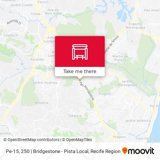 Pe-15, 250 | Bridgestone - Pista Local map