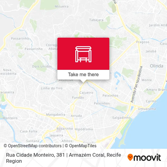 Rua Cidade Monteiro, 381 | Armazém Coral map