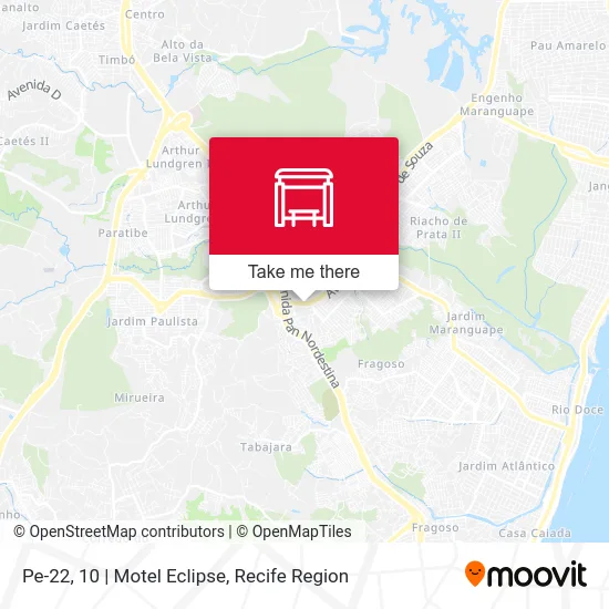Pe-22, 10 | Motel Eclipse map