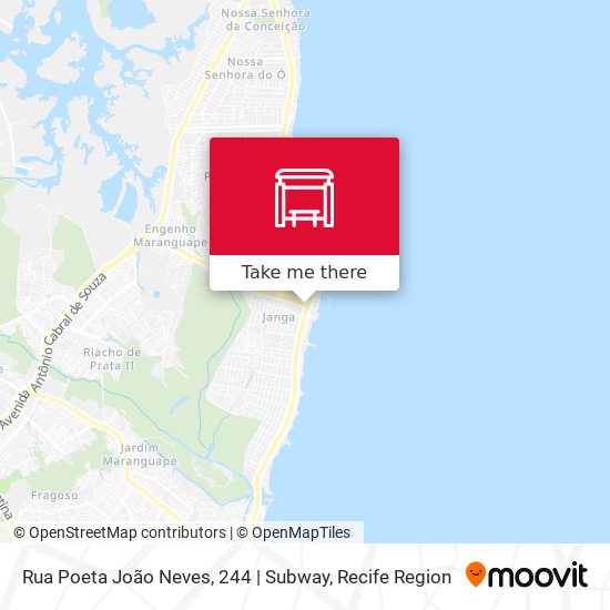 Rua Poeta João Neves, 244 | Subway map