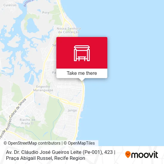 Av. Dr. Cláudio José Gueiros Leite (Pe-001), 423 | Praça Abigail Russel map
